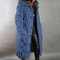 thumbnail image 2 of Heliisoer Cardigan à Capuche pour Femmes, Chandail Grande Taille avec Poche, à Simple Boutonnage, Manches Longues, 2 of 5