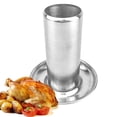 thumbnail image 4 of Stainless Steel Beer Can Chicken Stand - Perfect for Grilling or Oven Roasting,, 4 of 8