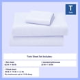 thumbnail image 3 of Mainstays Kids Microfiber Bed Sheet Set, Twin, Pale Ice, 3 Pieces, 3 of 8