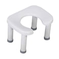 thumbnail image 2 of jifeng Toilet Stool Easy Storage Squatting Potty Heavy Duty Portable Bathroom Stool White L, 2 of 9