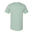 thumbnail image 2 of Bella Canvas Mens CVC Jersey Tee, 4XL, Heather Prism Dusty Blue, 2 of 2