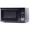 thumbnail image 1 of COMMERCIAL CHEF 0.7 Cubic Foot Microwave with 10 Power Levels, Small Microwave with Pull Handle, 700W Countertop Microwave Up to 99 Minute Timer and Digital Display, Black, 1 of 7