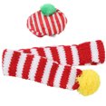 thumbnail image 4 of Pet Scarf Kit, Skin Friendly Easy To Wear Adorable Easy To Clean Dog Hat And Scarf Set  For Christmas For Small Medium Large Dogs For Pet For Cat Dog, 4 of 8