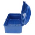 thumbnail image 1 of Blue Tool Chest Blue Toolbox Metal Structure Portable Tool Storage Organizer with Unique Style Design Suitable for Outdoor Work Made of High Grade Metal, 1 of 7