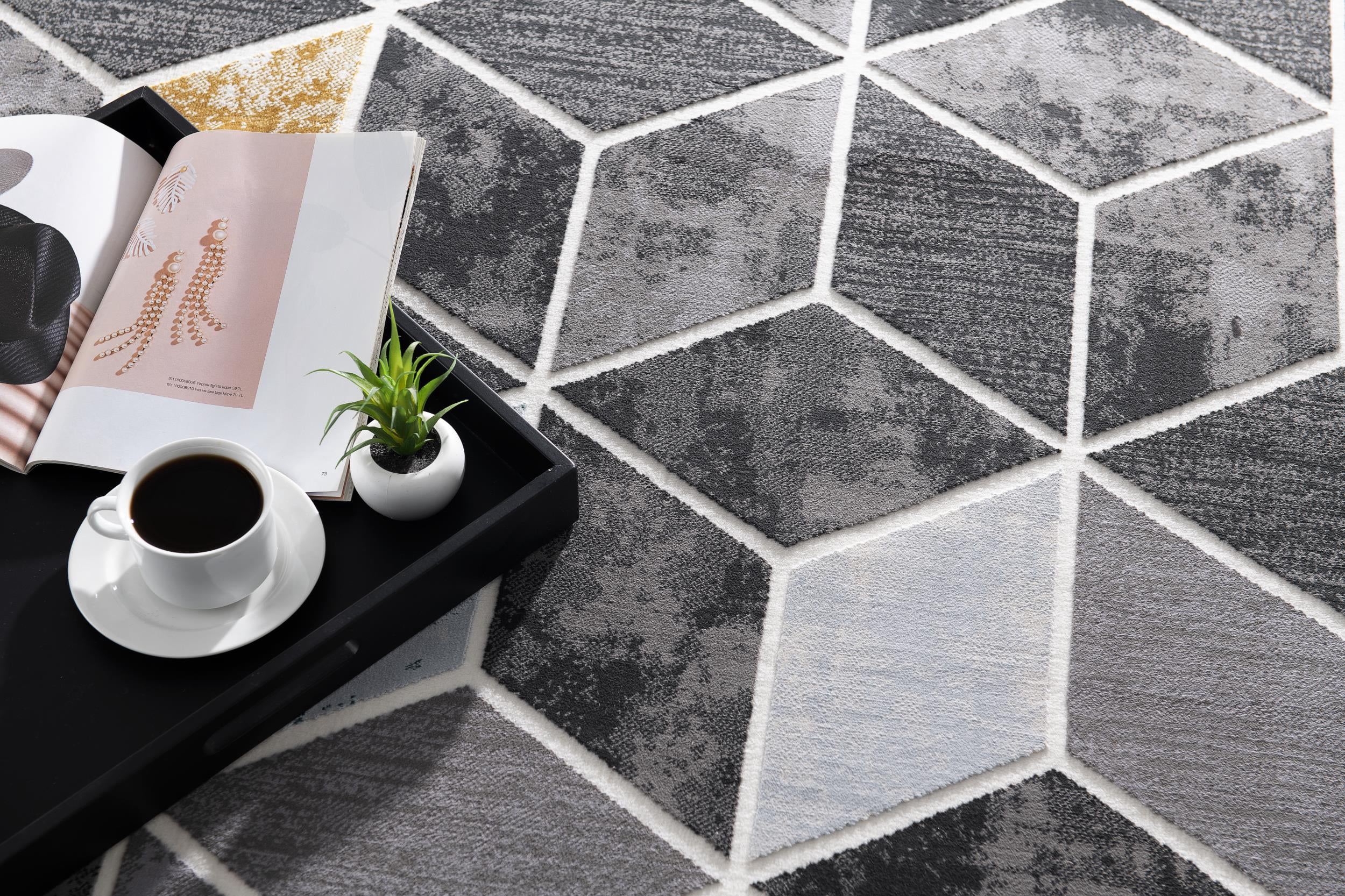 Rug Branch Oasis Collection Tapis géométrique moderne