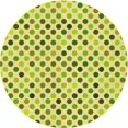thumbnail image 1 of Ahgly Tapis Rond Lavable en Machine Intérieur Transitionnel Vert Pistache, 4 Pieds Rond, 1 of 7