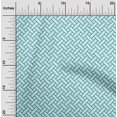 thumbnail image 2 of oneOone Velvet Turquoise Blue Fabric Geometric Craft Projects Decor Fabric Printed by The Yard 58 Inch Wide, 2 of 4