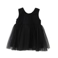 thumbnail image 1 of DuoJiaJ Robe en Maille Sans Manches pour Tout-Petites Filles, Robe de Fête, Robe de Danse, Robes de Princesse, Taille 6-9 Mois, 1 of 3