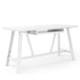 thumbnail image 1 of Allora Bureau d'Ordinateur Contemporain Blanc, 1 of 6