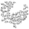 thumbnail image 4 of 50Pcs Football Helmet Charms for Crafts Helmet Pendants Hanging Decorations, 4 of 8