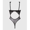 thumbnail image 5 of Afterglow Lace Bodysuit with Removable Pads in Tuexdo Black, 5 of 5