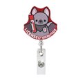 thumbnail image 1 of Funny And Cute Badge Reel With Clip Closure For Doctors Teachers Students Workers Etc Cartoon Pattern Badge Workplace Induction Graduation, 1 of 1