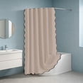 thumbnail image 2 of Large Waterproof Polyester Shower Curtain with Rustproof Grommets, 70.87x78 inches, Multiple Colors, Easy to Install and Clean, 2 of 6