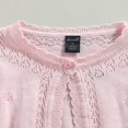 thumbnail image 4 of Cardigan Tricoté pour Bébé Fille à Fleurs Manches Longues avec Boutons, 4 of 6