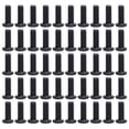 thumbnail image 1 of Attache de Machine à Poêle 50 Pcs DIN 7985 Vis de Tête de Poêle en Acier Entièrement Filetée Zinc Noir, 1 of 8