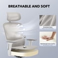thumbnail image 4 of EDTara Mesh Ergonomic Office Chair, High-Back Swivel Design With Adjustable Lumbar Support, 3d Armrests and Reclining Back, 4 of 8