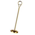 thumbnail image 2 of Wweixi Stainless Table Number Holder Sign Holder Photo Stand for Hotel Golden 20cm, 2 of 9