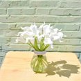 thumbnail image 3 of CHUANK 20pcs Artificial Calla Lily Silk Flowers 13.4” for Home Kitchen Wedding Table Decoration (White), 3 of 18