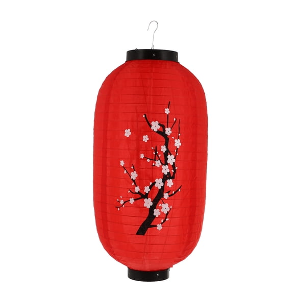 CIMAXIC Lanterne Fleur de Prunier Extérieure Imperméable pour Restaurant Magasin Lanterne Décorative,18.9"X9.84"X9.84 Pouces
