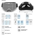 thumbnail image 4 of GHSDFBB Motorcycle Goggles, ATV Dirt Bike Off Road Racing Riding Goggle, Anti-Scratch UV400 Eyewear Cycling Motocross, 4 of 7