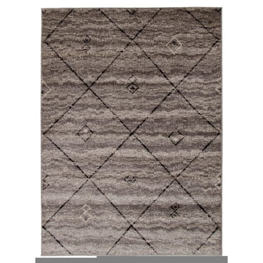 ECARPET Devos Grey/Brown Rug
