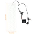 thumbnail image 3 of USB Electric Cloth Heater Electric Heated Pad 3 Levels Clothes Heating Pad, 3 of 8
