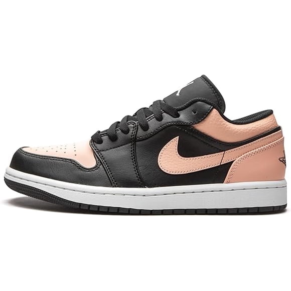 Nike Men's Air Jordan 1 Low Crimson Black White Tint running shoes