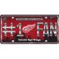 thumbnail image 2 of Detroit Red Wings #1 Fan License Plate, 2 of 2