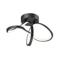 thumbnail image 1 of Artika Loop Modern LED Ceiling Light Fixture Black, 1 of 8