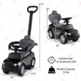 thumbnail image 3 of Costway Kids Ride on Push Car with Horn & Start-up Sound Under-seat Storage Push Handle, 3 of 10