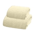 thumbnail image 2 of Meitianfacai Extra Large Bath Towel Set Of 2 Oversized Bath Sheet Super Soft Absorbent Bathroom Towel Set Microfiber Quick Dry Shower Towel For Hotel Bath Gym, Yellow, 2 of 6