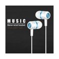 thumbnail image 3 of 3.5mm Universal Dual Speaker Subwoofer Wired In-ear Earphone Earbuds for Android-White, 3 of 5