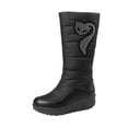 thumbnail image 2 of Chaussures d'Automne pour Femmes Chaudes Épaisses en Duvet Bottes Hautes de Neige pour Femmes en Liquidation, 2 of 9