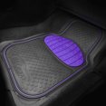 thumbnail image 3 of Universal Auto Floor Mats Full Set 3pcs For Car SUV Vans - 7 Colors Available, 3 of 5