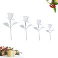 thumbnail image 4 of Milisten 4 Pcs Bricolage Fait Main Ornement de Rose 3D Mini Modèle de Rose Colle Cristal (Blanc), 4 of 5