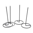 thumbnail image 2 of LYUMO Porte-Billets de Restaurant, Porte-Billets, 4 Pcs Porte-Reçus Noir 14.5cm Long Base Stable Design Détachable Couverture en Caoutchouc Réutilisable Protectrice Porte-Billets, 2 of 8