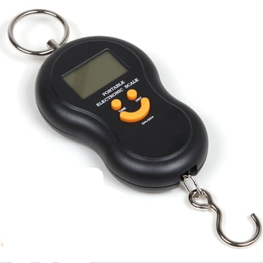 XZNGL Crochets de Pèse-Personne Numériques pour Suspendre la Pèse-Personne Bagage Portable 50Kg/5G Poisson Numérique Lcd Crochet de Suspension pour Bagages Balance Bk