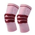 thumbnail image 1 of 2pcs Ultra Knee Compression Sleeve - Professional Knee Brace  Elastic Knee Wraps Patella Stabilizer with Silicone Gel Spring Support  Knee Support Non-slip for Men Women, 1 of 7