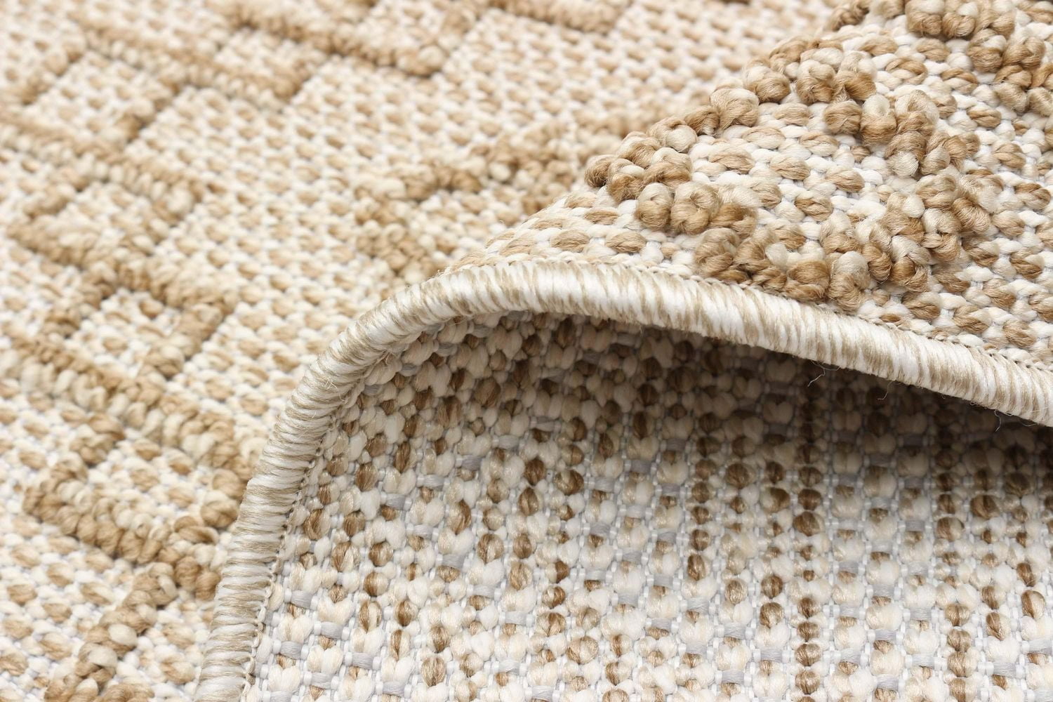 Tapis ECARPET Style Jute pour Chambre à Coucher, Salon