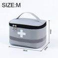 thumbnail image 2 of First Aid Bag First Aid Kit Empty Medical Storage Bag Trauma Bag for Emergency First Aid Kits Car Outdoors, 2 of 5