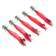 thumbnail image 1 of 5 Pieces Luminous Squid Jigs Hooks For Sleeve-fish Cuttlefish Red, 1 of 7