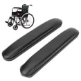 thumbnail image 4 of Transport Chair Padded Arm Rest, Wheelchair Arm Pads Easy Install Pressure Relief With Screws For Manual Wheelchairs, 4 of 8