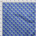 thumbnail image 4 of oneOone Cotton Poplin Blue Fabric Abstracts Craft Projects Decor Fabric Printed By The Yard 56 Inch Wide, 4 of 4