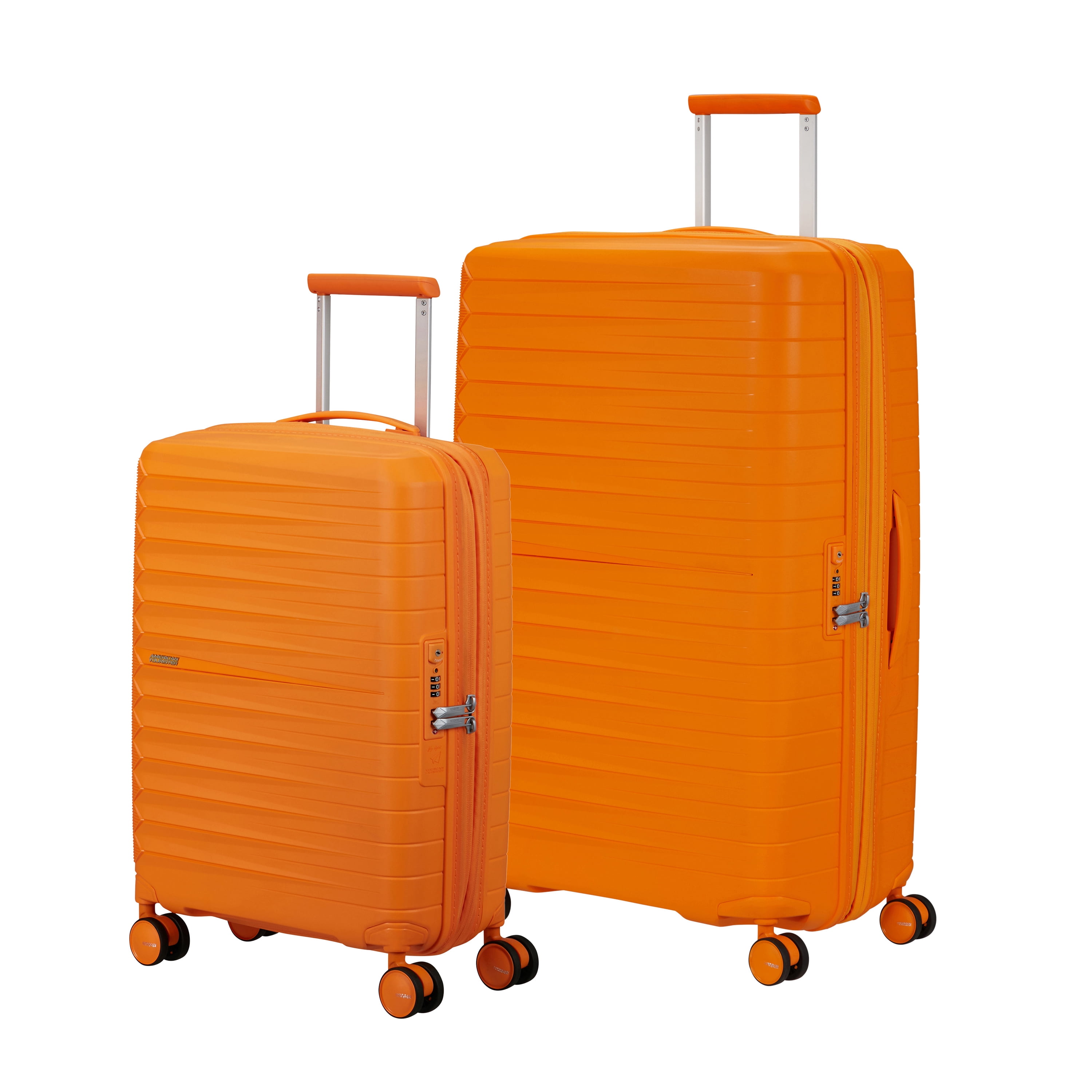 American Tourister FastForward 2pc Spinner Luggage Set Orange