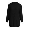 thumbnail image 5 of EGNMCR Chandail à Col Roulé pour Femmes, Chandails pour Femmes Chandail pour Femmes et Hiver Nouveau Ample à Manches de Poupée Chandail Tricoté Uni Demi-Col Roulé Chandail pour Femmes, 5 of 5