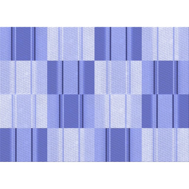 Ahgly Company Machine Washable Indoor Rectangle Transitional Light Slate Blue Area Rugs, 8' x 10'