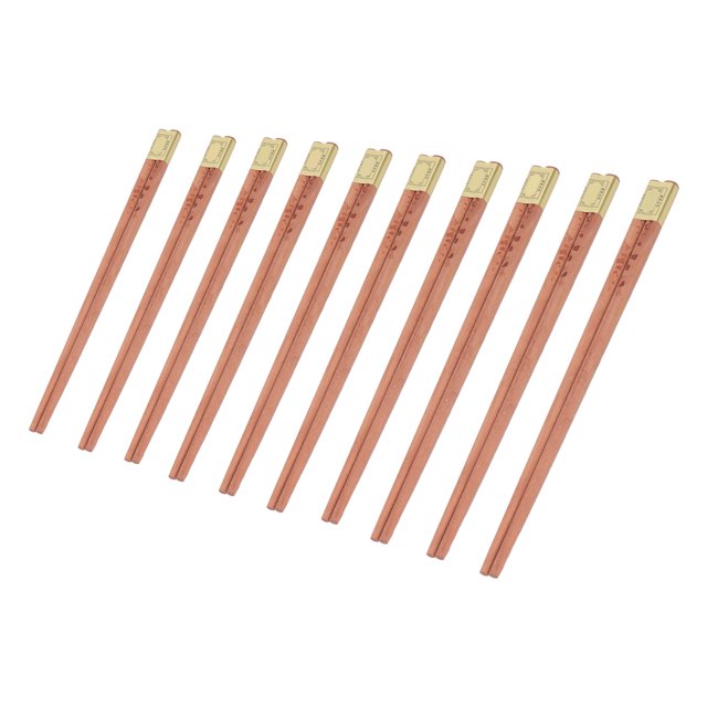 Reusable Chopsticks, 10 Pairs Wooden Chopsticks for Household