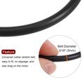 thumbnail image 4 of Uxcell 5pcs Universal Sewing Machine Motor Stretch Belt 565mm 22" Perimeter 3/16" (5mm) Belt Thick, 4 of 5