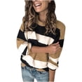 thumbnail image 2 of RKSTN Chandails pour Femmes Bouton Manches Longues Tricot Chandail Molletonné Chandail Hauts Blouse Chemise Col Roulé Chandail Assorti Chandails d'Automne, 2 of 8
