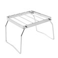 thumbnail image 1 of Stainless Steel Outdoor Cooking Pot Stand - Lightweight 405g, Compact 16.5x16.4x14.5cm Design for Camping, Hiking & Picnics - Portable Camp Cookware Support Rack with 17x17x5cm Packaging, 1 of 7
